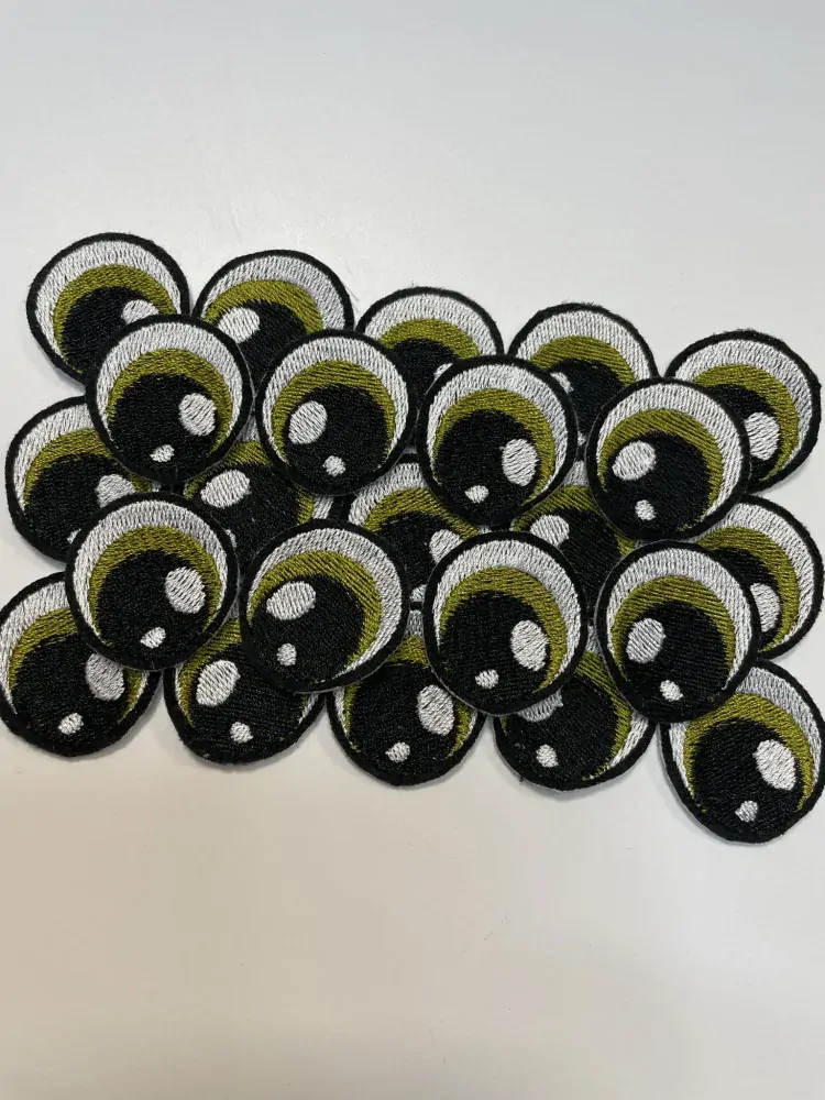 Oči na Rejnoka 3 cm khaki